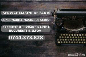 Service, reparatii, curatare masina de scris
