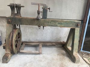 Vând strung pentru lemn de epoca - de colecție - imagine 4