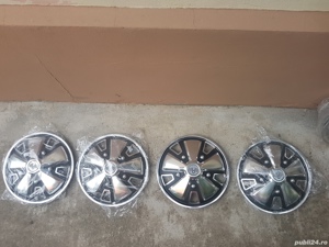 Capace roti oldtimer , capac roata oldtimer , capace roti vehicul istoric , 13'', aluminiu ! Rare ! - imagine 2