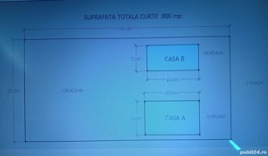 Vand doua case situate pe un teren de 800 mp, in statiunea Amara. - imagine 4