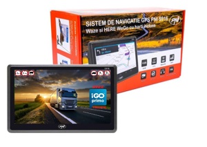 Sistem navigatie portabil GPS DVR PNI S916 ANDROID 16GB Diagonala 7" Harti Here Maps Igo Truck Waze