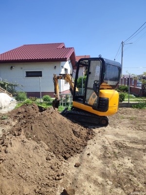 Săpături cu miniexcavator si transport cu basculantă 3,5tone - imagine 5