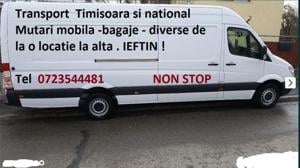 Transport marfa mutari mobila bagaje ridic moloz debarasari Timisoara