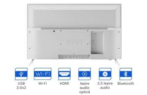Televizor NOU LED Smart JVC Kivi. 80 cm, HD, Android, ALB,Sigilat - imagine 3
