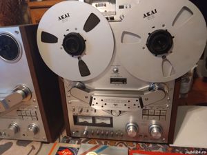 MAGNETOFON AKAI GX-635DB Argintiu Metalizat Cu Role si Adaptoare - imagine 2