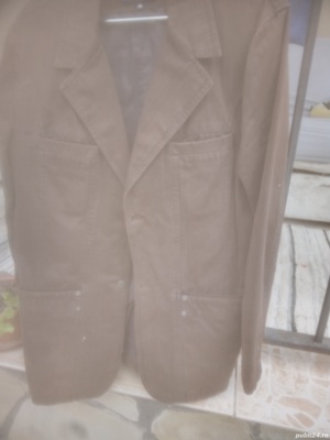 vând sacou maro original - imagine 2