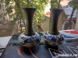 Set de 2 vaze superbe, ceramica Delft