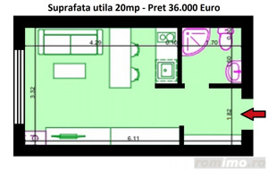 B-dul. Mamaia Lake View - Garsoniera finisata total COMISION 0% - imagine 7