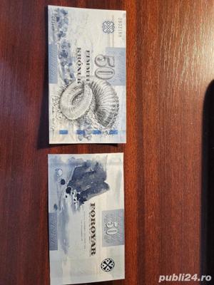 Colectionar, vand bancnote din Insulele Faeroe           