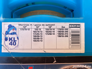 Lanțuri auto zăpadă KL-40 – 12 mm, nefolosite, set 2 buc - imagine 3
