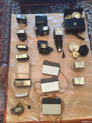 Aparate foto de colectie! Blitz-uri. Piese de schimb - imagine 5