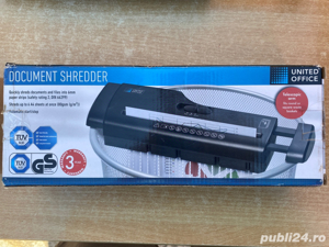 Tocator documente United Office   6 coli simultan, braț telescopic, funcție auto Start Stop - imagine 3