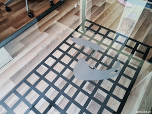  Masuta terasa - Masa cafea sticla exterior - gradina - imagine 2