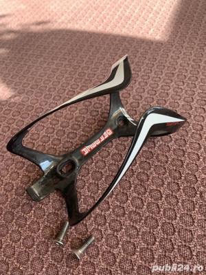 Vînd suport bidonaș, fibră de carbon, cu șuruburi de prindere, Grabber SL