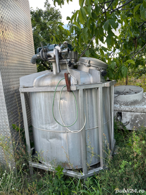 bazin malaxor inox fermentator bere vin - imagine 2