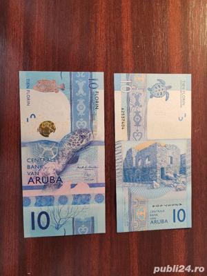 Colectionar, vand bancnote din Insula Aruba