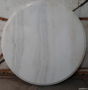 Blat marmură 80 cm diametru 
