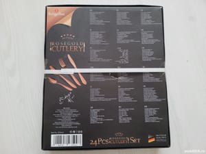 Vand Set tacamuri 24 piese BERLINGER HAUS BH 2623, Rose Gold, NOU Pret 199 Lei - imagine 8