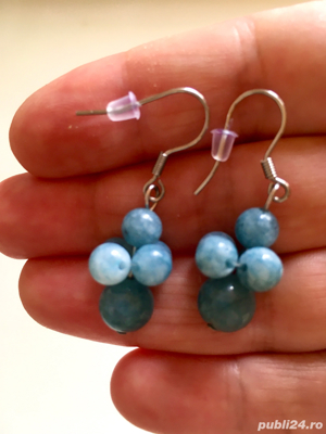 Colier din cuarț albastru - imagine 4