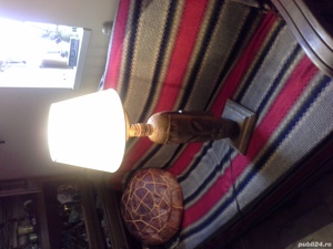 vand veioza lemn sculptat