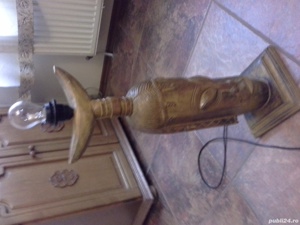 vand veioza lemn sculptat - imagine 7