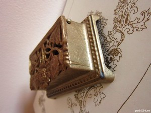 cutie stil Art Nouveau bronz masiv vintage colectie cadou rar - imagine 5