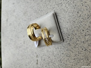 Verighete placate cu aur - imagine 1