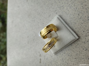 Verighete placate cu aur - imagine 3