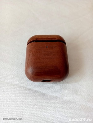 Husă pentru AirPods 1&2  (Airpods Case Wood) Super Pret. - imagine 6