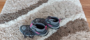 Bocanci munte gri cu roz rezistenti la apa  - imagine 5