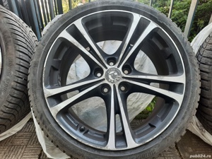 Jante R18, 5 X112, 8JX18H2 cu cauciucuri Bridgestone 225/40 - imagine 2