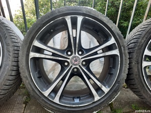 Jante R18, 5 X112, 8JX18H2 cu cauciucuri Bridgestone 225/40 - imagine 5