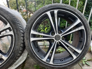 Jante R18, 5 X112, 8JX18H2 cu cauciucuri Bridgestone 225/40 - imagine 4