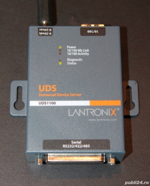 Lantronix UDS1100 convertor RS232/422/485 la Ethernet