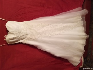 Rochie de mireasa, pietre Swarovski. - imagine 6