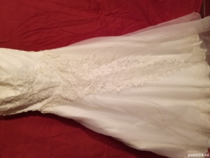 Rochie de mireasa, pietre Swarovski. - imagine 2