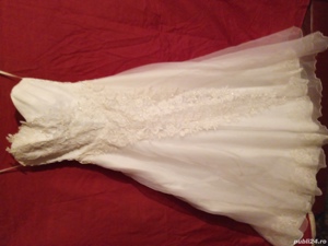 Rochie de mireasa, pietre Swarovski. - imagine 4