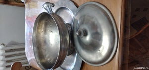 bol de servit  cu capac si tava