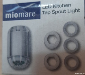 Duza cap baterie cu Led RGB, Nou! - imagine 2