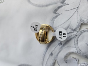 Verighete placate cu aur - imagine 2