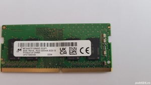 Memorie 8GB laptop soddim DDR4 3200 Micron - 1Rx16 PC4-3200AA-SC0-13 - produs nou / sigilat 