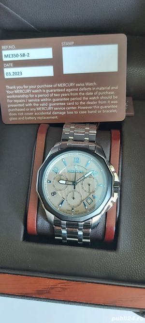 Ceas Mercur  swiss made - imagine 3