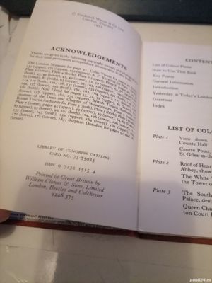 The Observer s Book of London Editia 1972 Pocket Book Series  - imagine 5