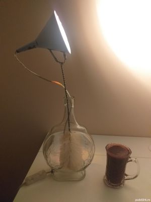 lampa birou hipster DIY comunism upcycling veioza steampunk crama bar - imagine 2