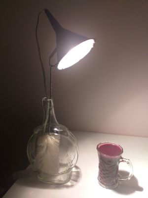 lampa birou hipster DIY comunism upcycling veioza steampunk crama bar