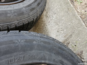 jante cu anvelope originale Dacia Duster 215/65/R16 M+S iarna DOT 2020 etc;