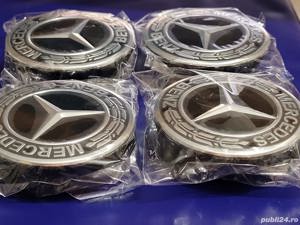Set 4 Capace Jante Mercedes Benz  ORIGINALE 75 mm cod:A1714000025
