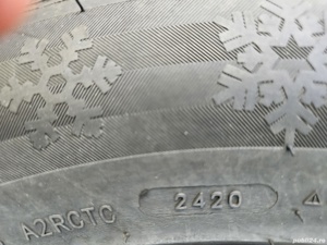 jante cu anvelope originale Dacia Duster 215/65/R16 M+S iarna DOT 2020 etc; - imagine 3