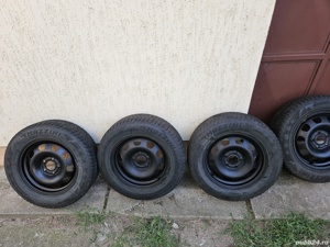 jante cu anvelope originale Dacia Duster 215/65/R16 M+S iarna DOT 2020 etc; - imagine 2