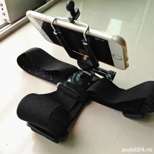 Sistem de prindere pe cap Headstrap pentru camere video sport GoPro 1 2 3 3  Sesio - imagine 3